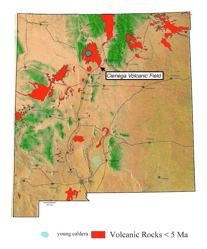 Cienega Volcanic Field New Mexico Museum of Natural History & Science